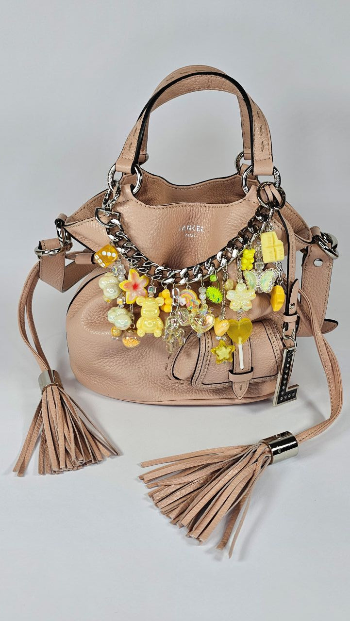 Rainbow Bag Charm Golden Yellow