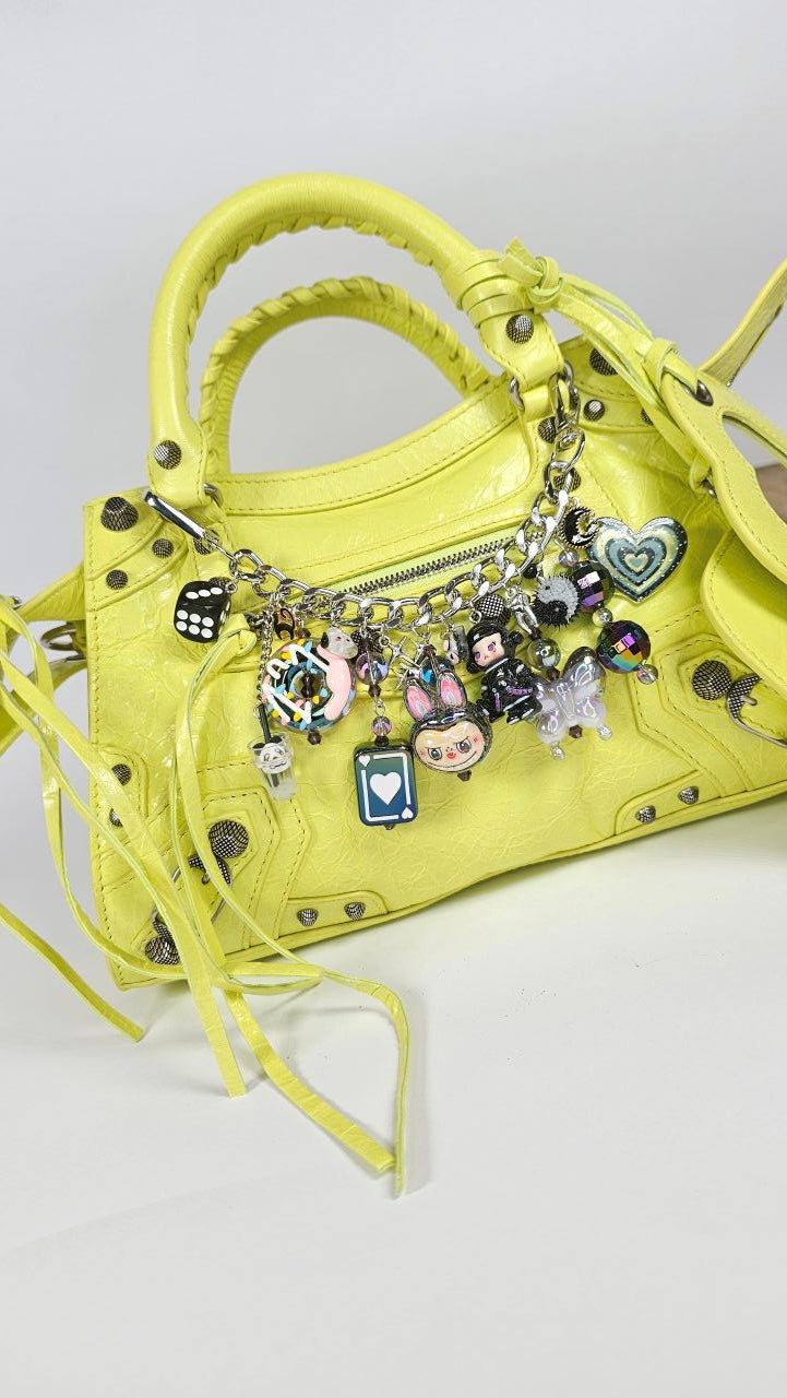 Black Mood Bag Charm