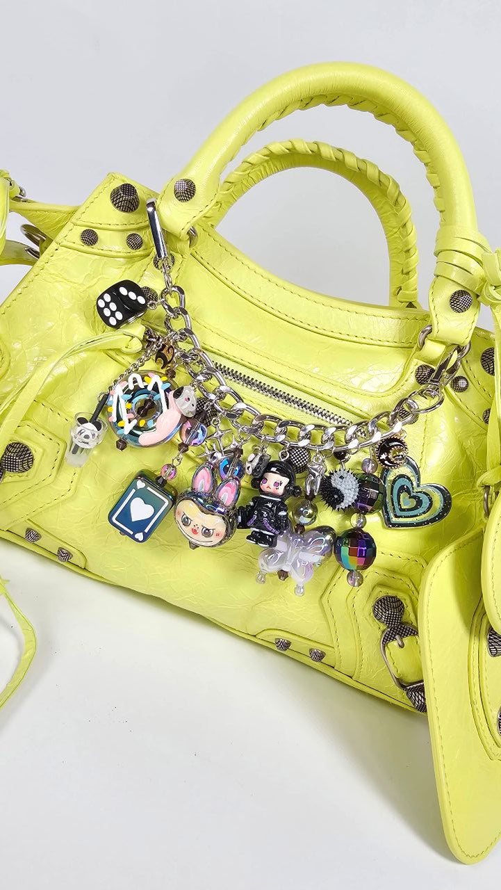 Black Mood Bag Charm