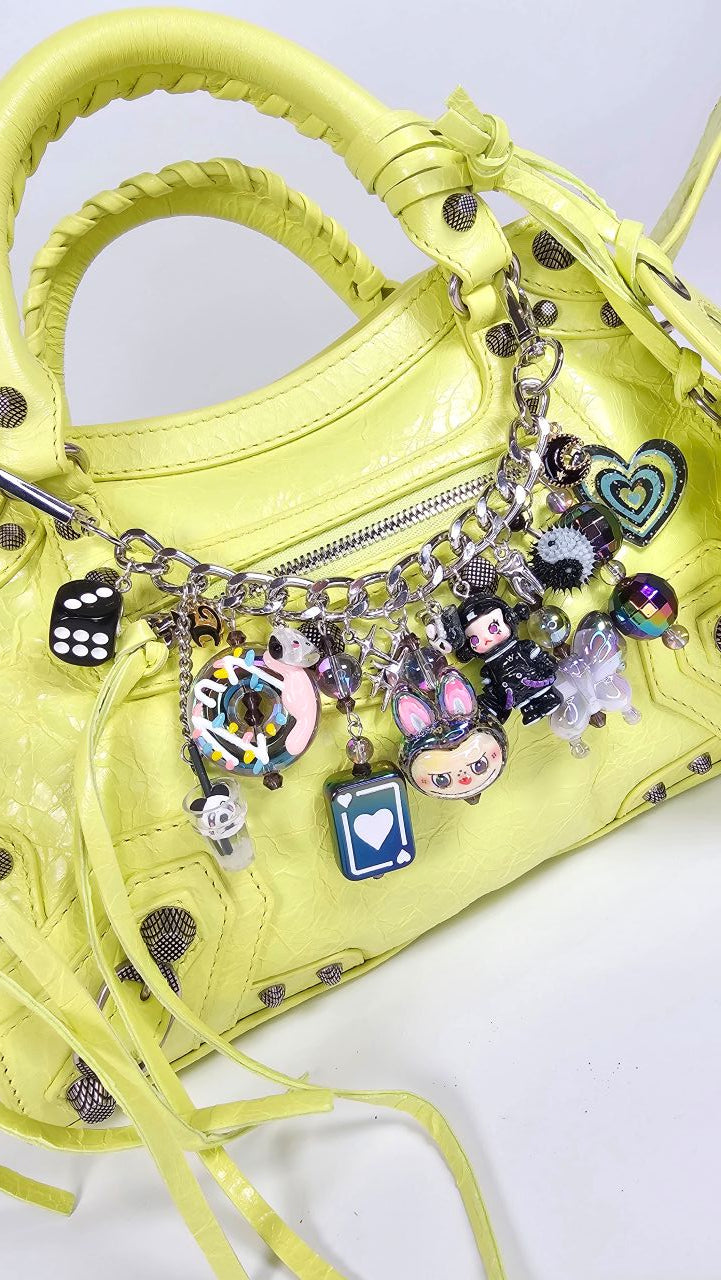 Black Mood Bag Charm