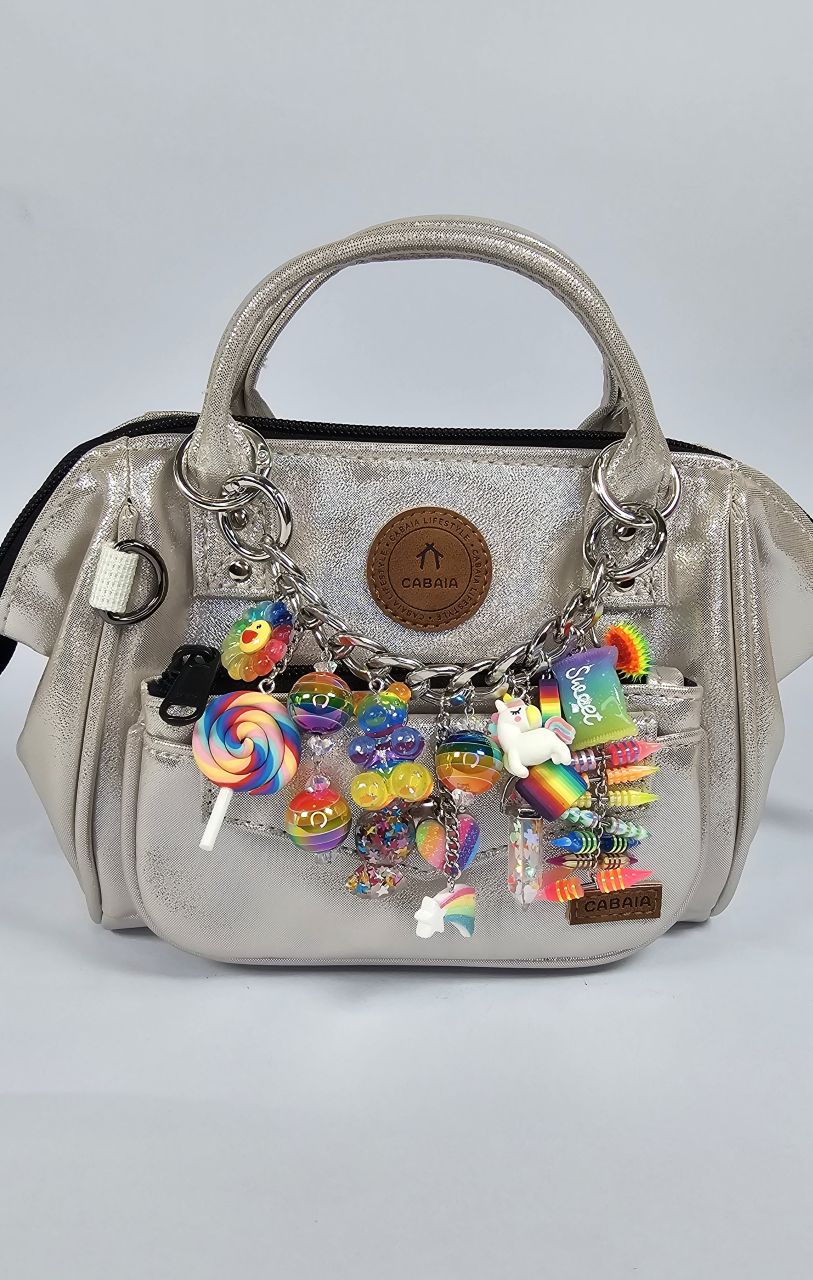 Rainbow Bag Charm